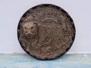 PLATO DECORATIVO DE JAGUAR
