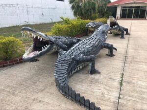 ESCULTURAS DE COCODRILOS