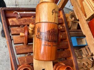 PORTA BOTELLAS DE MADERA