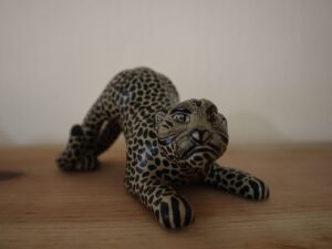 Mini  Jaguar empinado